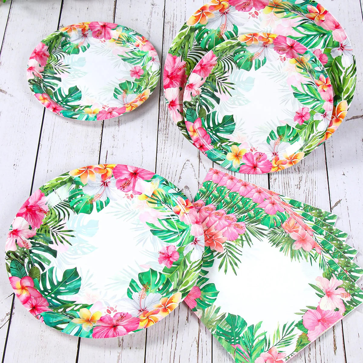 Hawaii Aloha Hawaiian Disposable Tableware