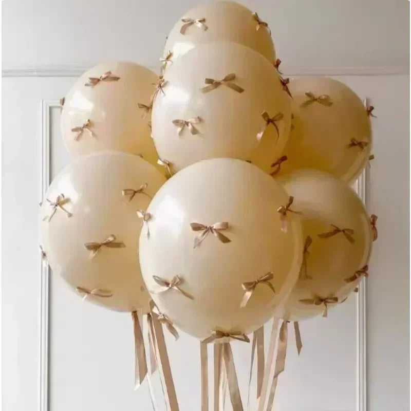 5pcs Wedding Pink Bow Balloon