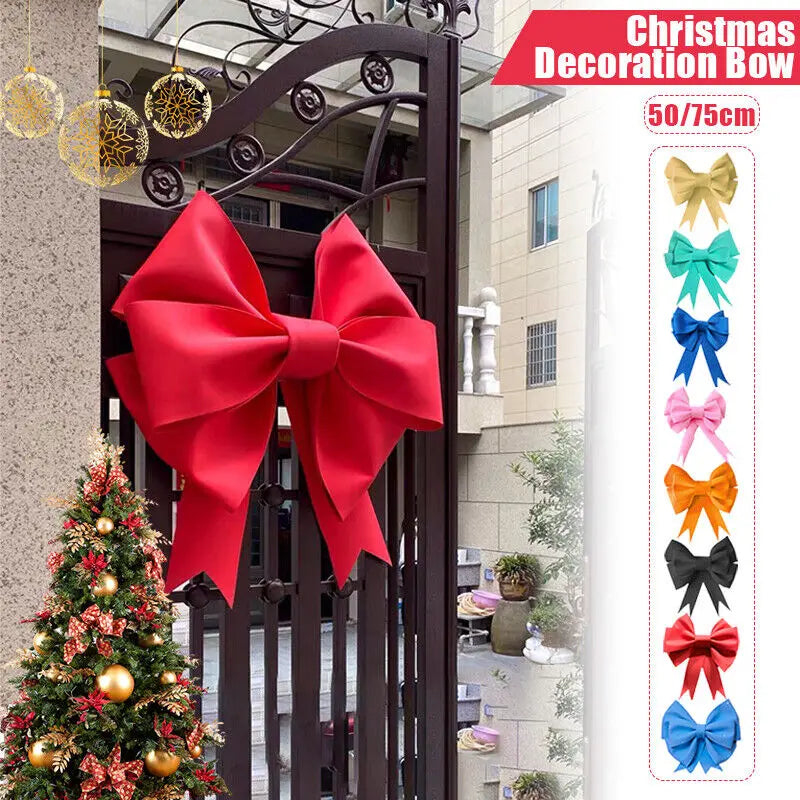 Christmas Tree Decoration New Year Party Prop Christmas Big Bow EVA Shop Display Wedding Party Prop Festivity Occasion DIY