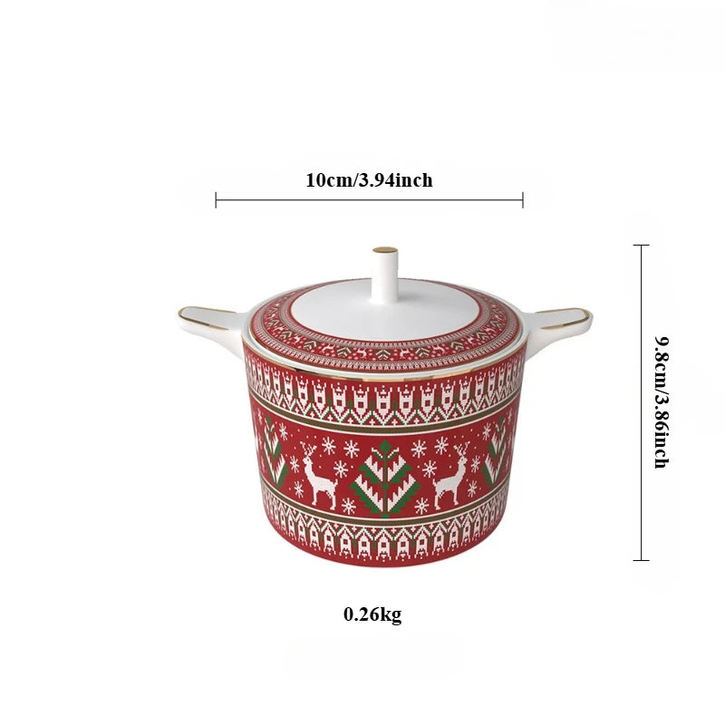 Christmas china tableware