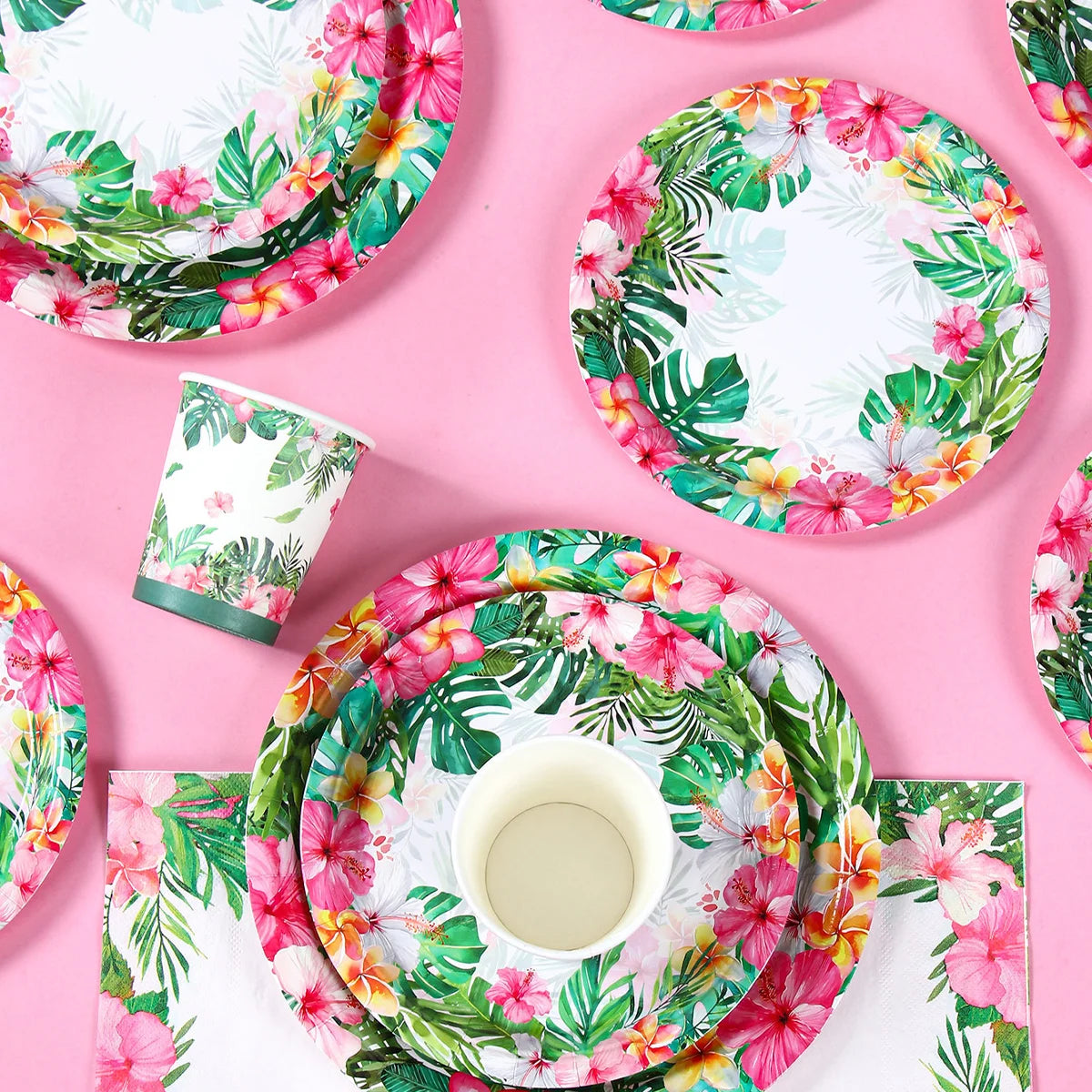 Hawaii Aloha Hawaiian Disposable Tableware