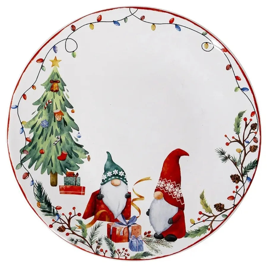 Christmas Ceramic Dinner Plate