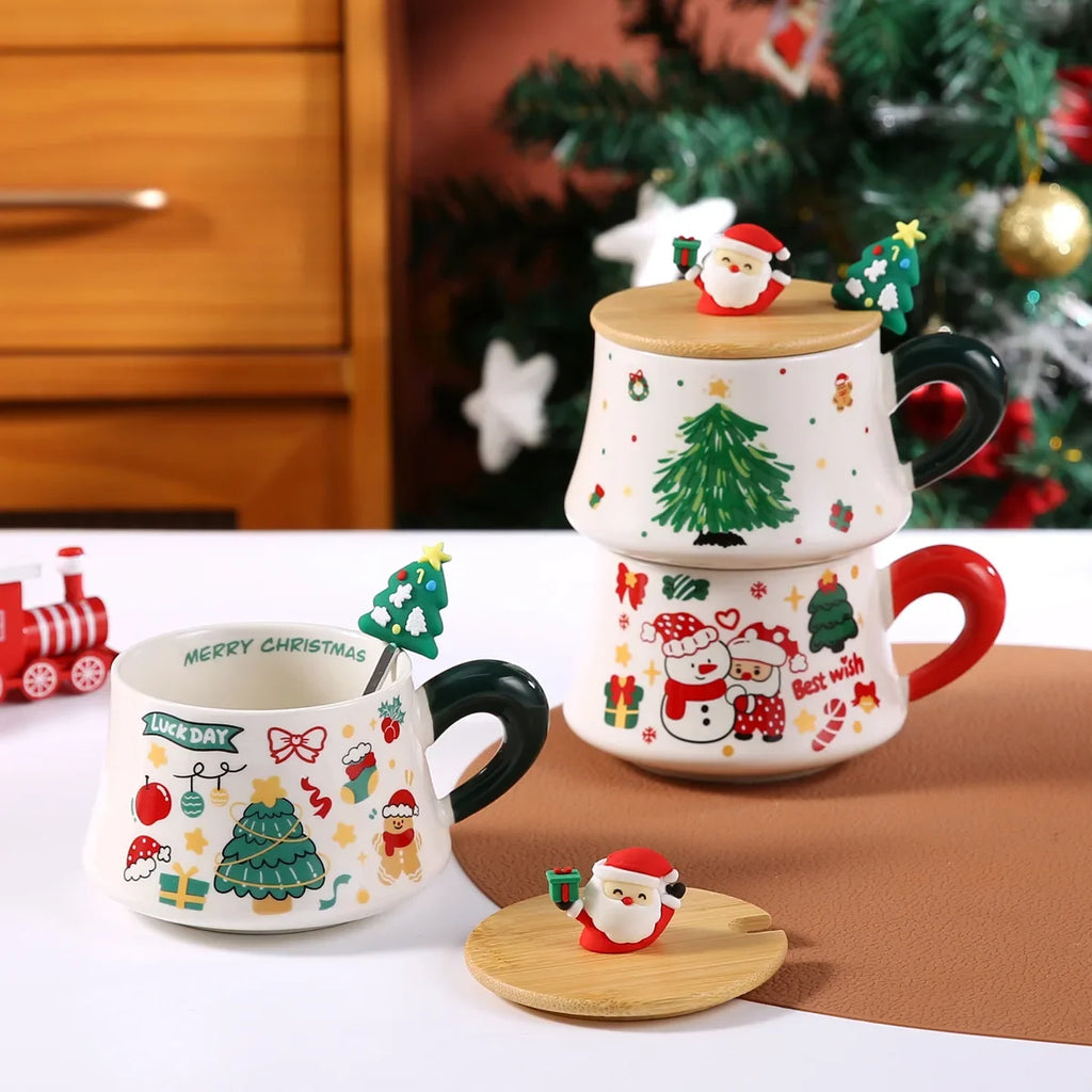 Christmas cups with LIDS