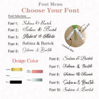 Personalized Bridal Bouquet Ribbon