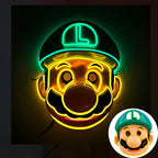 Halloween Film Theme Glowing Scary Mask LED