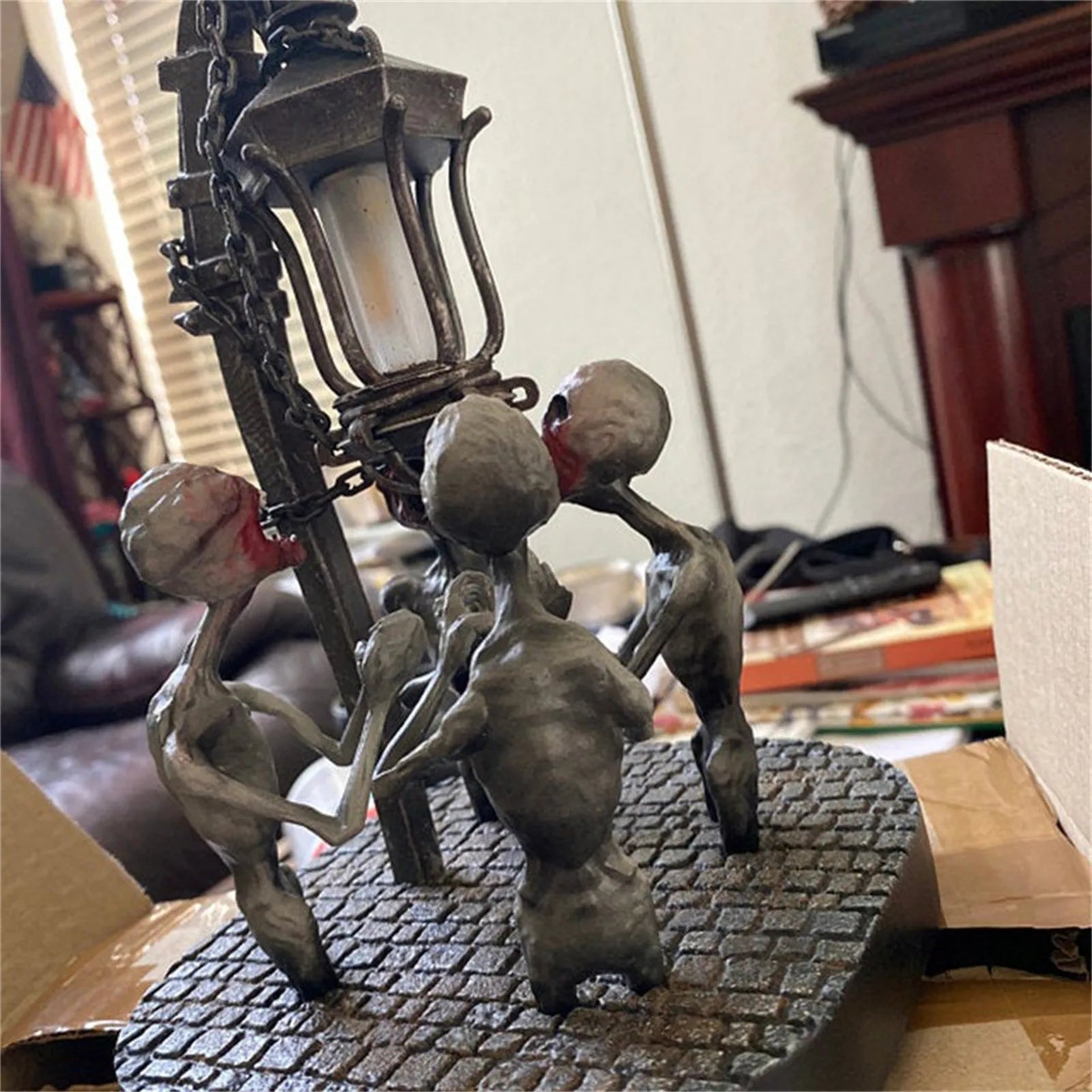 Halloween Theme Skull Bloodborne Lamp,