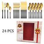 Christmas 24Pcs Cutlery