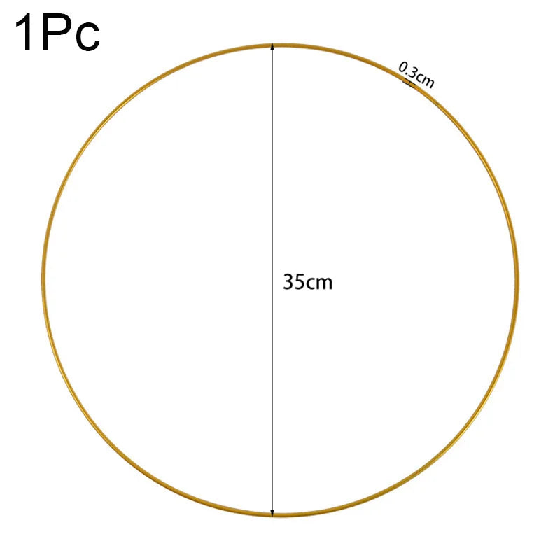 Gold Wreath Wooden Base