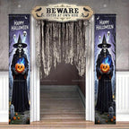 Halloween Scary Ghost Banners Welcome Porch