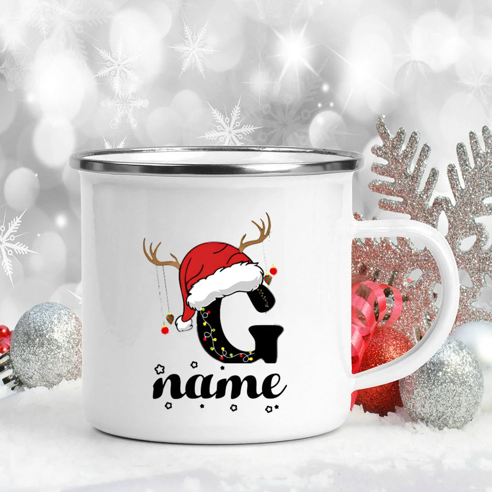 Personlized Christmas Cup Initial