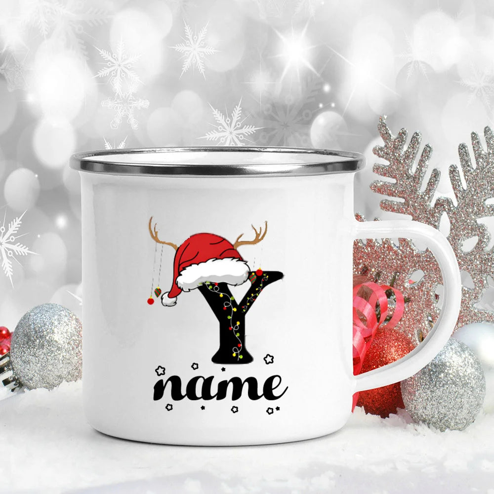 Personlized Christmas Cup Initial