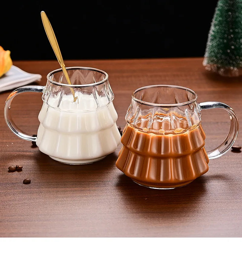 Christmas Tree Glass Mug