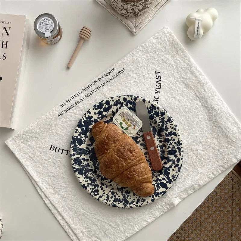 Navy Blue Breakfast Set