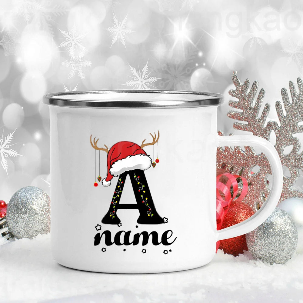 Personlized Christmas Cup Initial