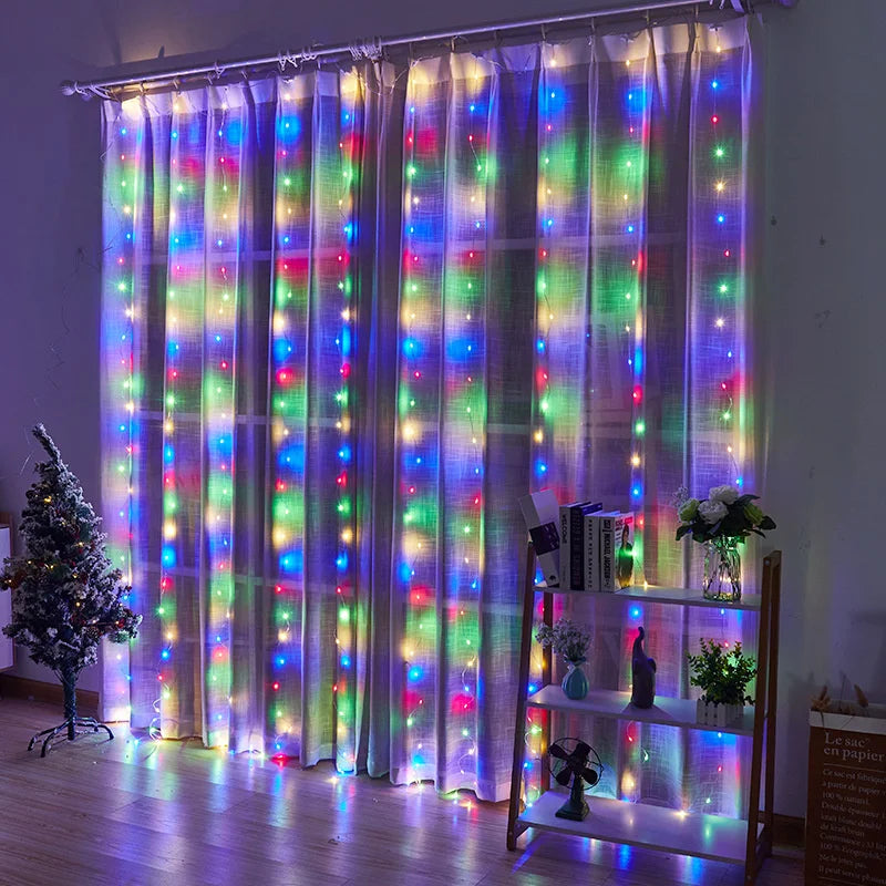 Solar LED light Outdoor curtain
