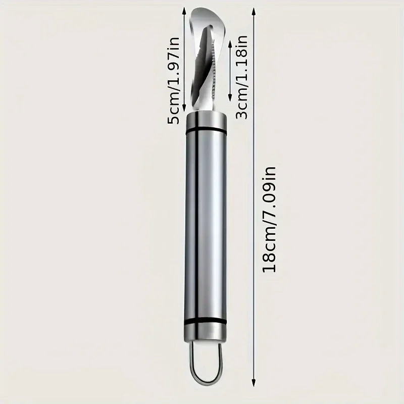 Stainless Steel Orange,Citru Peeler,Simple Lemon Peeler,Creative Cutter,Orange Peeler Tool With Handle,Restaurant Kitchen Gadget