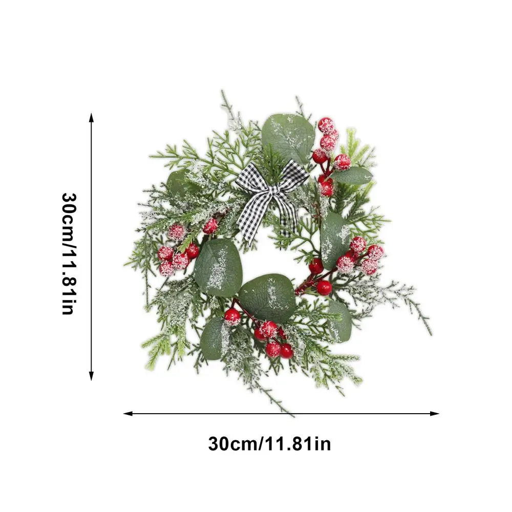 Candle Wreath Christmas Centerpieces