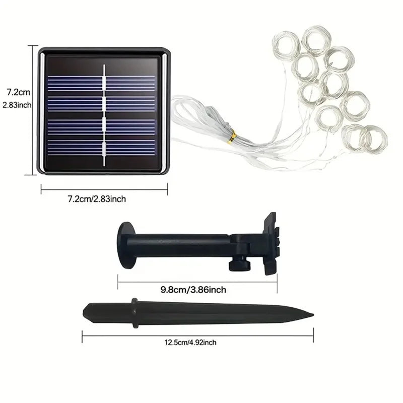 Solar LED light Outdoor curtain