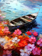 DIY Coloring By Numbers Boat Sailboat