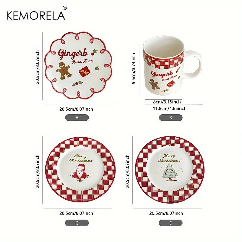 Christmas Festive ceramic Tableware set