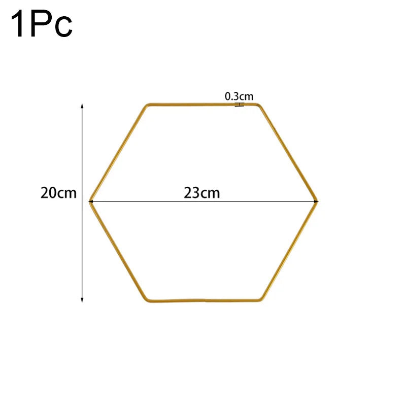 Gold Wreath Wooden Base