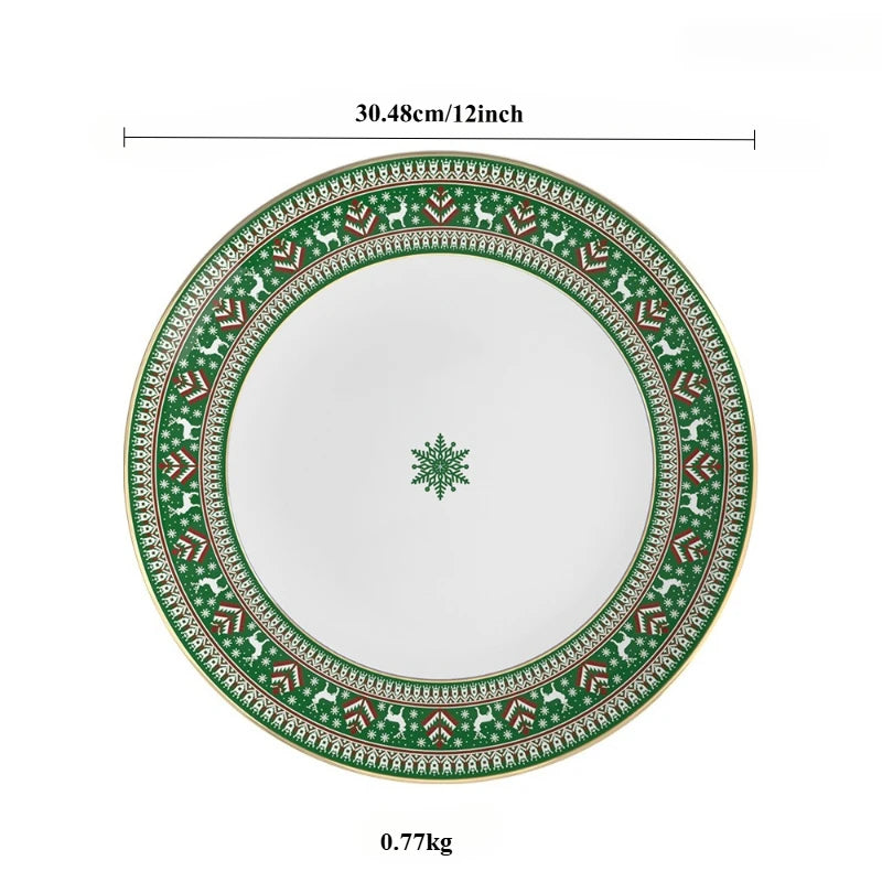 Christmas china tableware