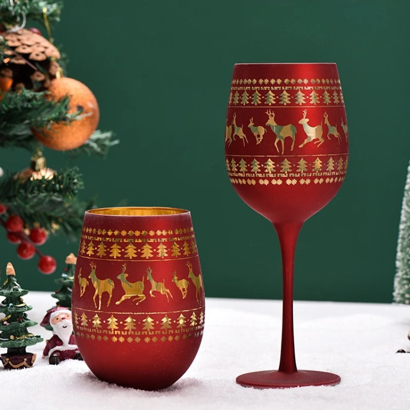 Christmas Glass Wine cup / Mule