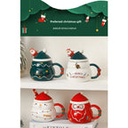 Creative and cute Christmas cup/covered spoon gift box