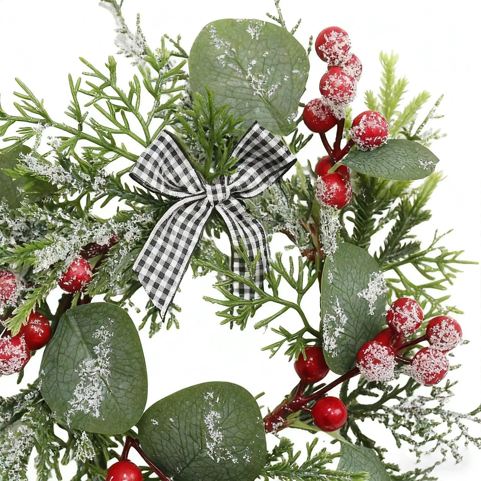 Candle Wreath Christmas Centerpieces