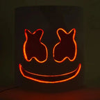 Halloween Neon Marshmallow Mask LED