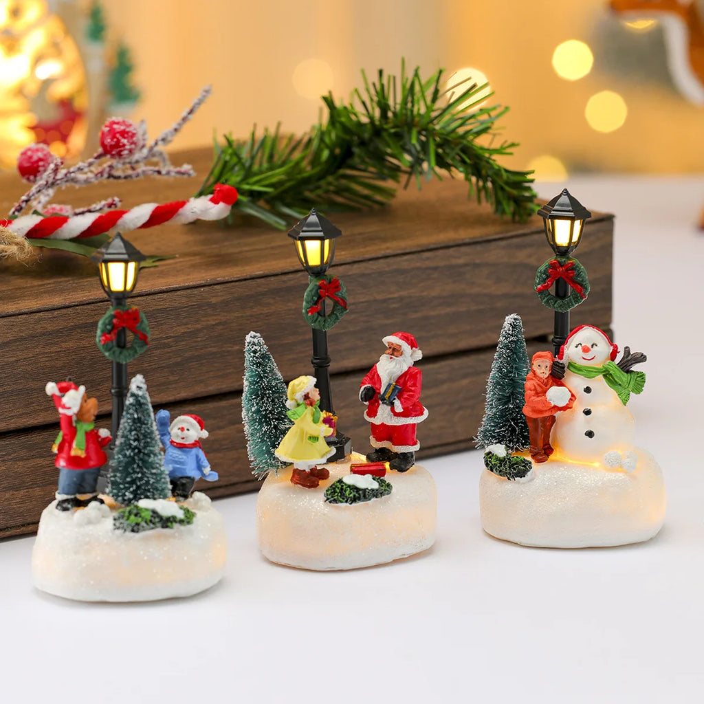 Cute Christmas Statue Led Lights,