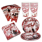 Halloween Bloody Disposable Tableware