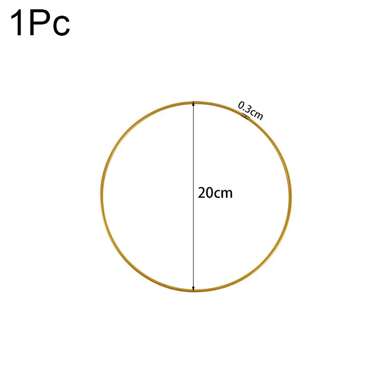 Gold Wreath Wooden Base