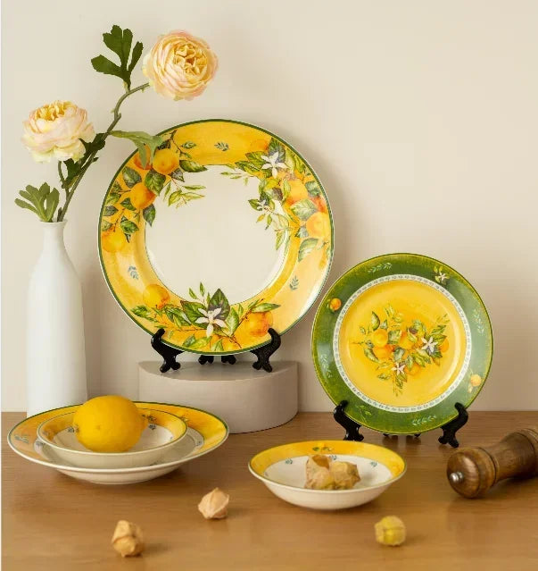 Light luxury household retro European style tableware