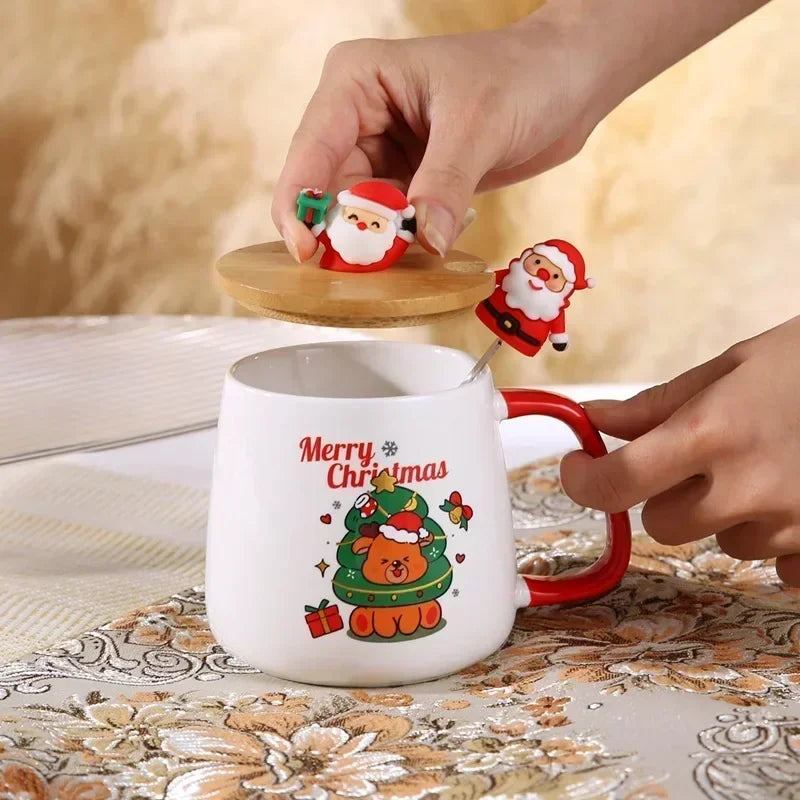 Christmas gift Set with Spoon and Lid