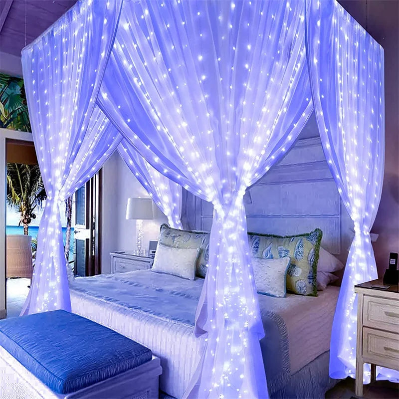 LED Curtain Garland - Multicolor