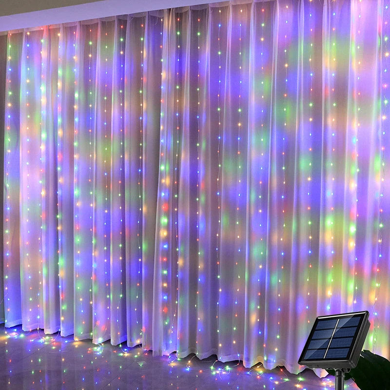Solar LED light Outdoor curtain