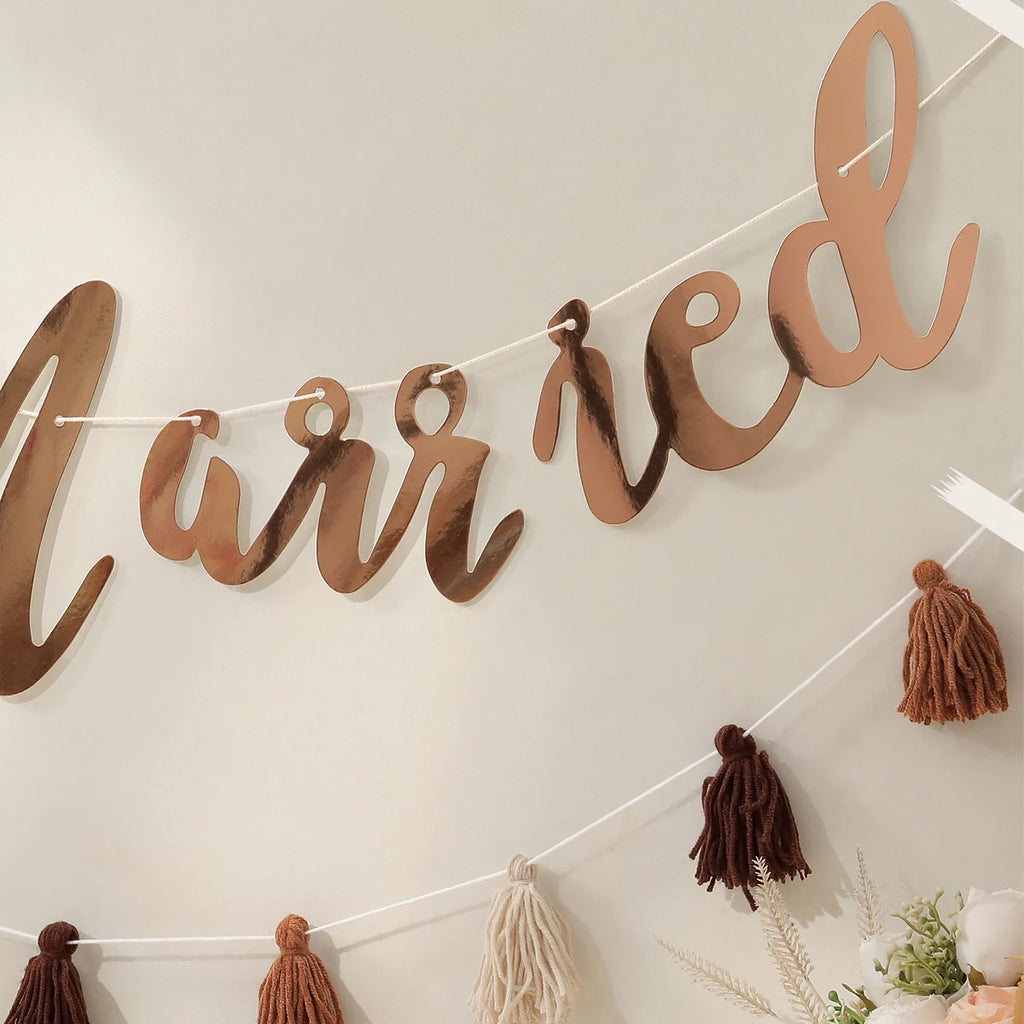 Just Married Banner