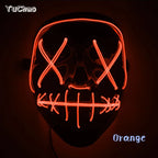 Halloween Film Theme Glowing Scary Mask LED