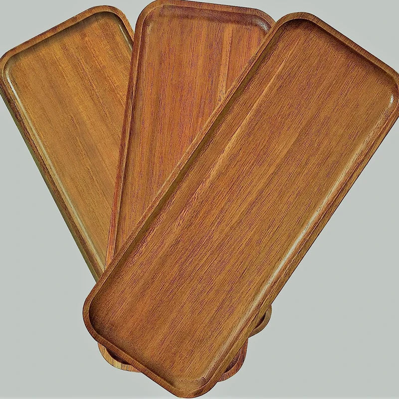 Solid Wood Food Tray