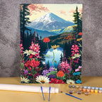 Painting By Numbers Adults Crafts Flowers Mountains