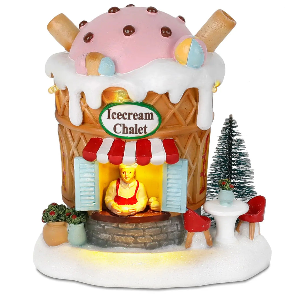 Light up Gingerbread Village House
