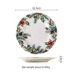 Christmas Ceramic Dinner Plate