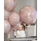 5pcs Wedding Pink Bow Balloon