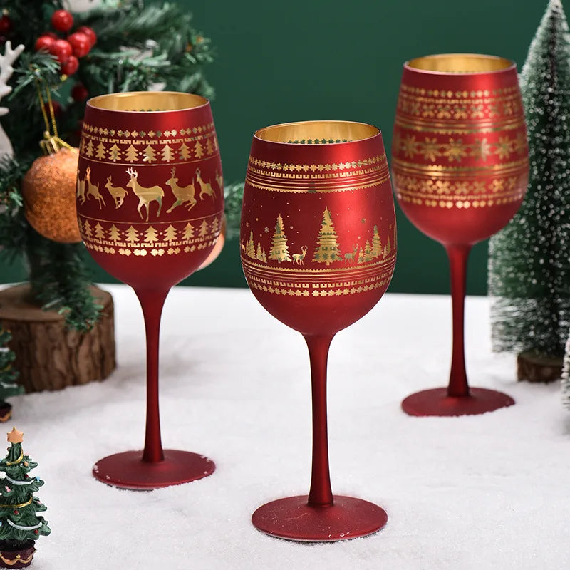 Christmas Glass Wine cup / Mule