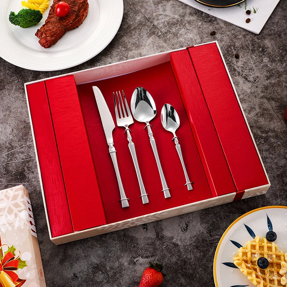 Christmas 24Pcs Cutlery