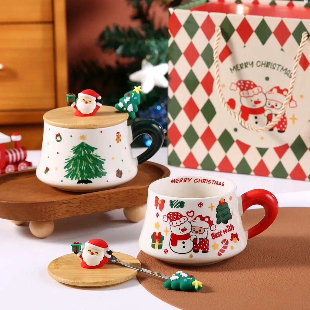 Christmas cups with LIDS