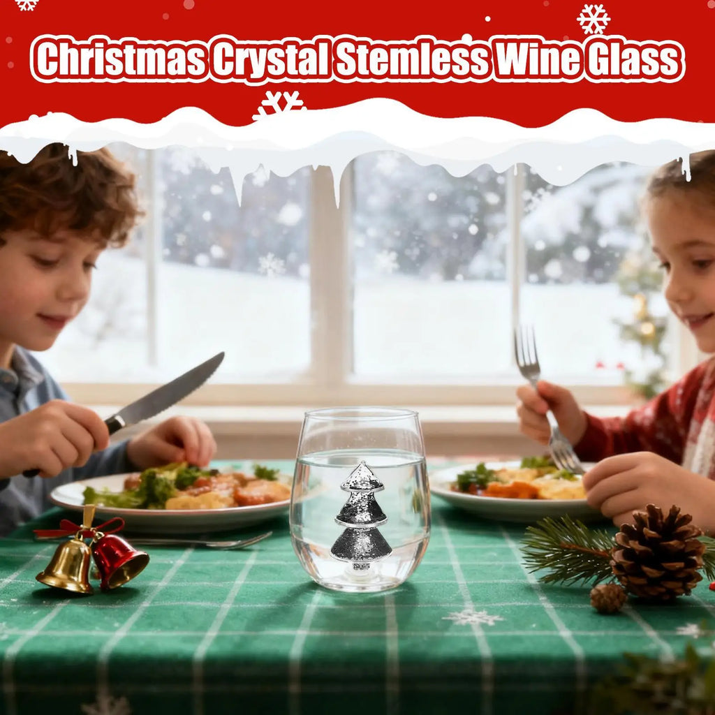 Christmas Tree Glass Cup