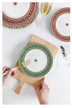 Christmas china tableware