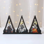 Halloween desktop ornaments retro led lantern pendant